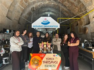 MESLEK YÜKSEKOKULUMUZ AŞÇILIK ÖĞRENCİLERİ KAYSERİ’DE ÜNİVERSİTELER ARASI BİRİNCİLİĞİ KAZANDI!
