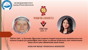 TÜBİTAK 2209  A Üniversite Öğrencileri Araştırma Projeleri