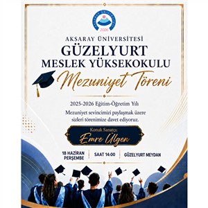 2025-2026 Eğitim Öğretim Yılı Mezuniyet Töreni