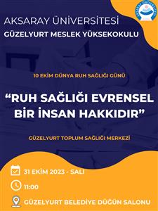 Ruh Sağlığı Evrensel Bir İnsan Hakkıdır