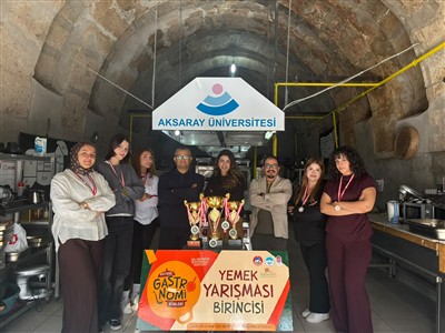 MESLEK YÜKSEKOKULUMUZ AŞÇILIK ÖĞRENCİLERİ KAYSERİ’DE ÜNİVERSİTELER ARASI BİRİNCİLİĞİ KAZANDI!